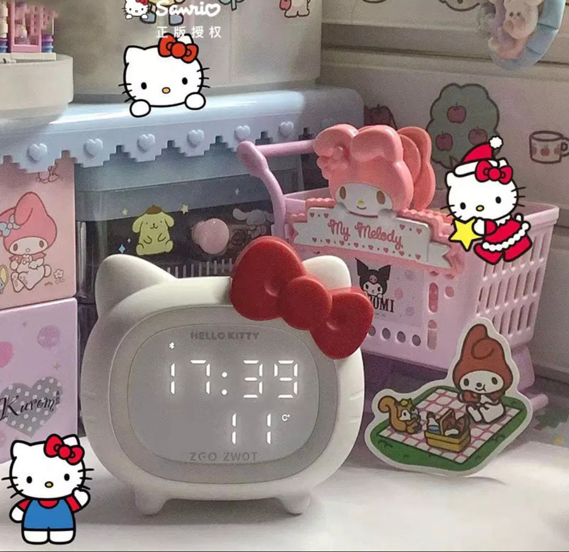 Pre-Order: Hello Kitty  Bluetooth Alarm Clock