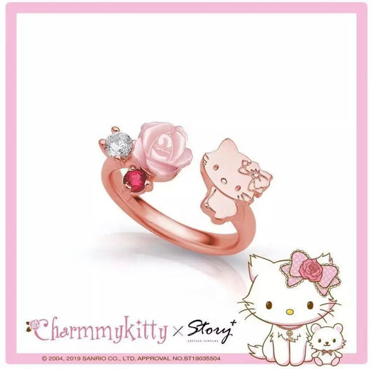 Hello Kitty Rose Ring