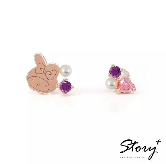 My Melody Pearl Earrings