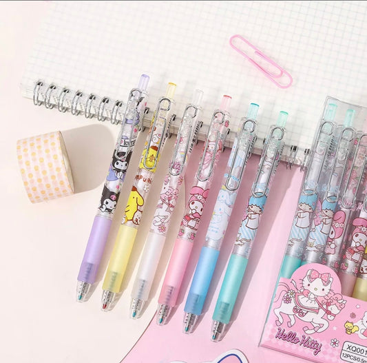 Sanrio Pens - Pack of 12